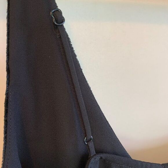 J Brand, NWT, crushed velvet cami, sheer back panel, Sz M, viscose and silk, NWT - Picture 4 of 16